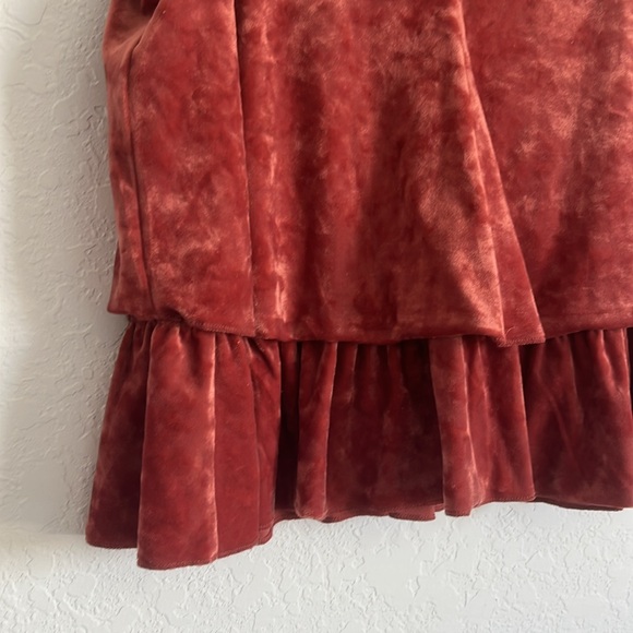 Aerie Pink Velvet Babydoll Tank Top - Picture 3 of 6